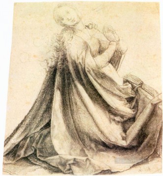 受胎告知の聖母 2 ルネサンス マティアス・グリューネヴァルト Oil Paintings